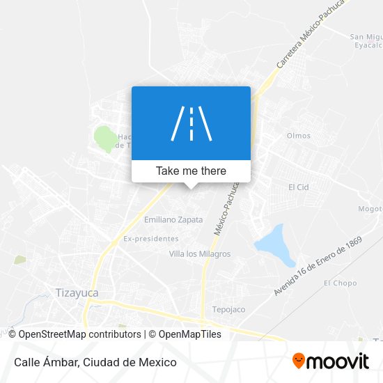 Calle Ámbar map