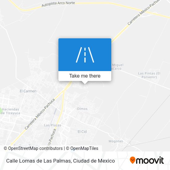 Mapa de Calle Lomas de Las Palmas