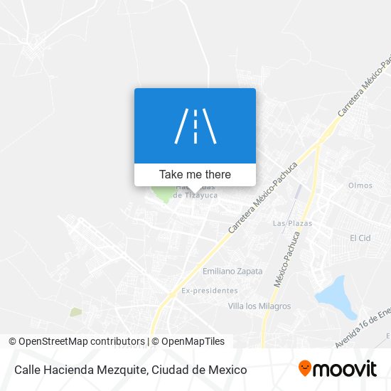 Mapa de Calle Hacienda Mezquite