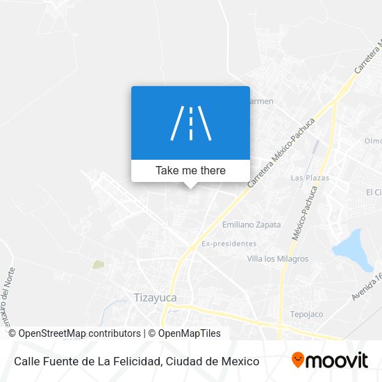 Calle Fuente de La Felicidad map