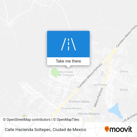 Calle Hacienda Soltepec map