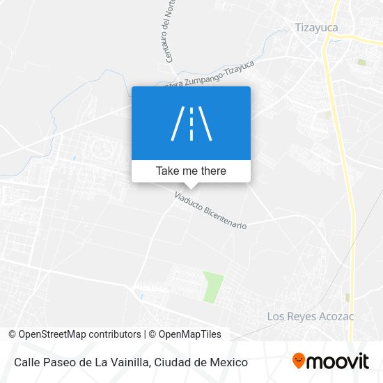 Calle Paseo de La Vainilla map