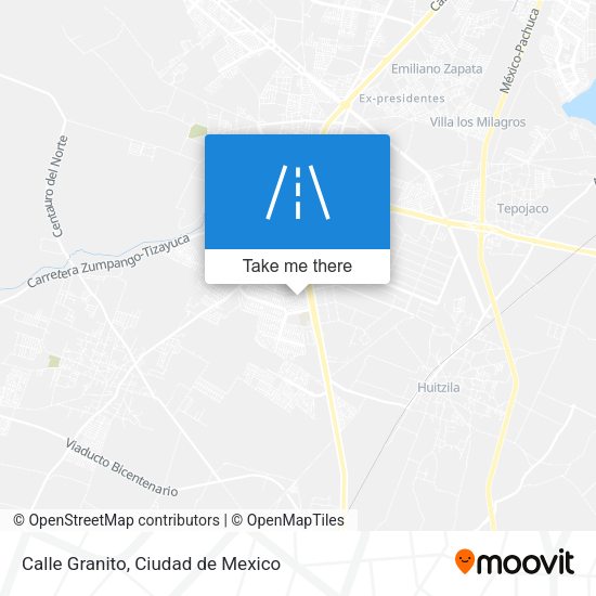 Calle Granito map