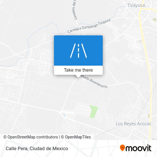 Mapa de Calle Pera