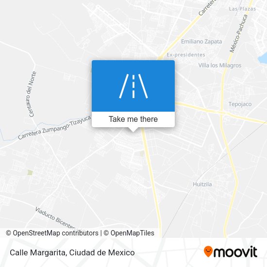 Mapa de Calle Margarita