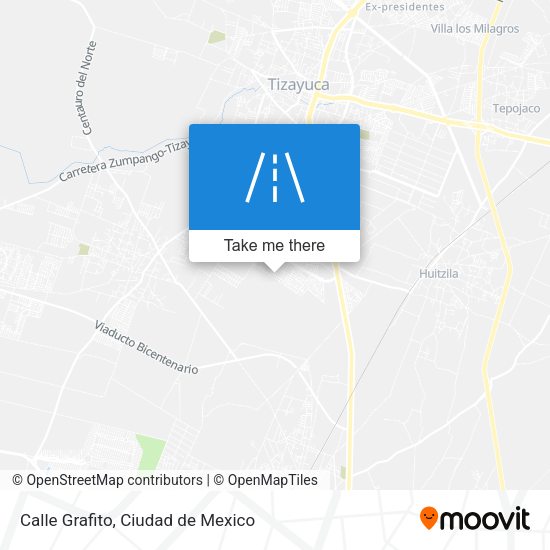 Calle Grafito map