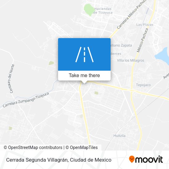 Mapa de Cerrada Segunda Villagrán