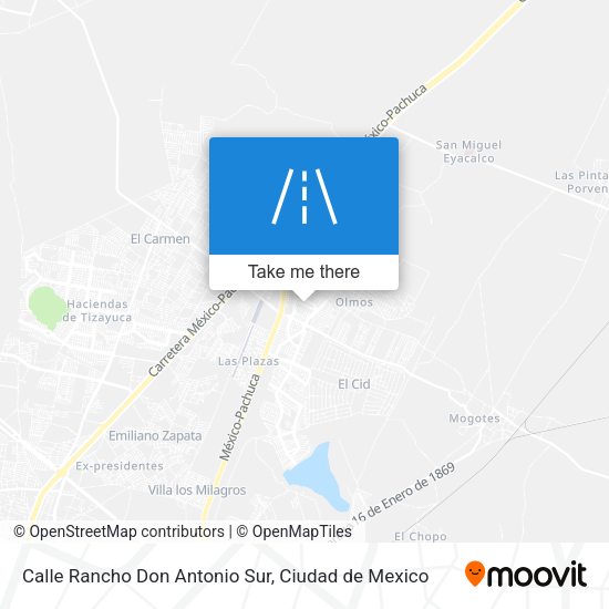 Calle Rancho Don Antonio Sur map