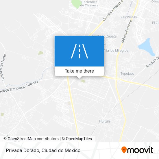 Privada Dorado map