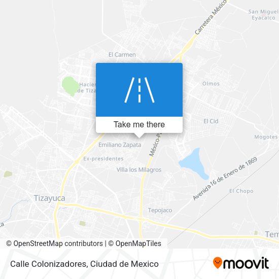 Calle Colonizadores map