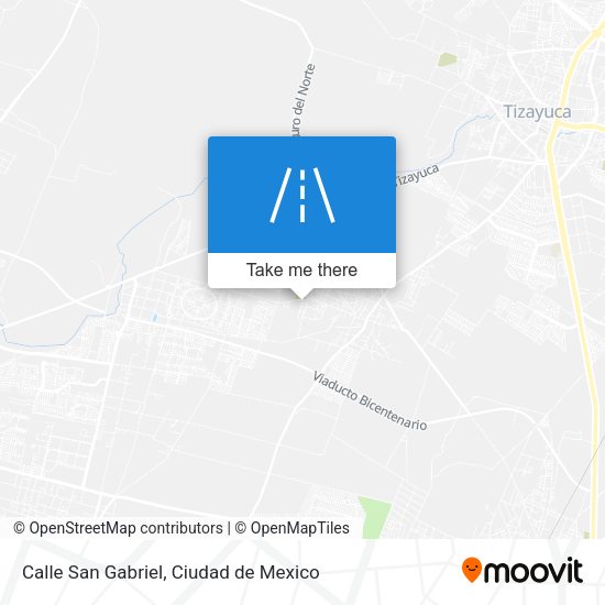 Mapa de Calle San Gabriel