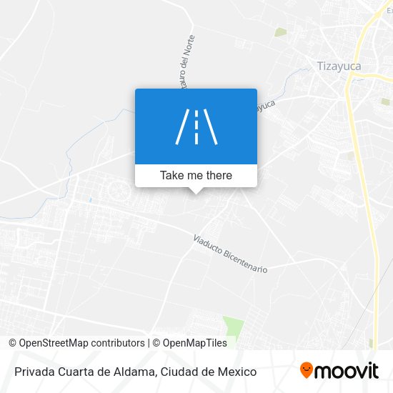 Privada Cuarta de Aldama map