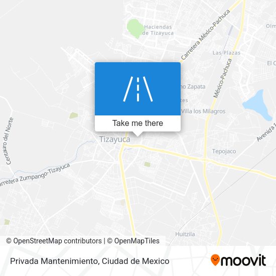 Privada Mantenimiento map