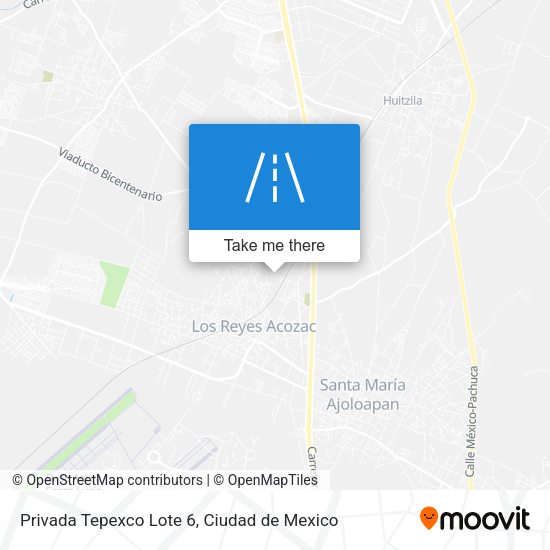 Mapa de Privada Tepexco Lote 6