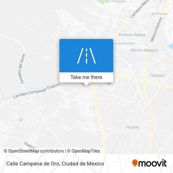Calle Campana de Oro map