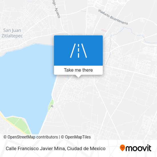 Mapa de Calle Francisco Javier Mina