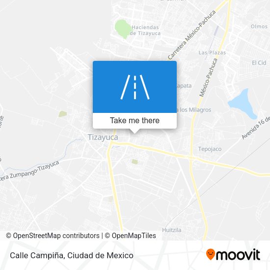 Calle Campiña map