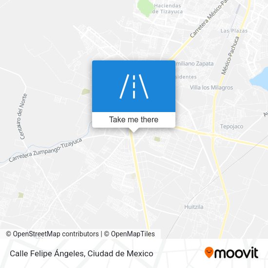 Calle Felipe Ángeles map