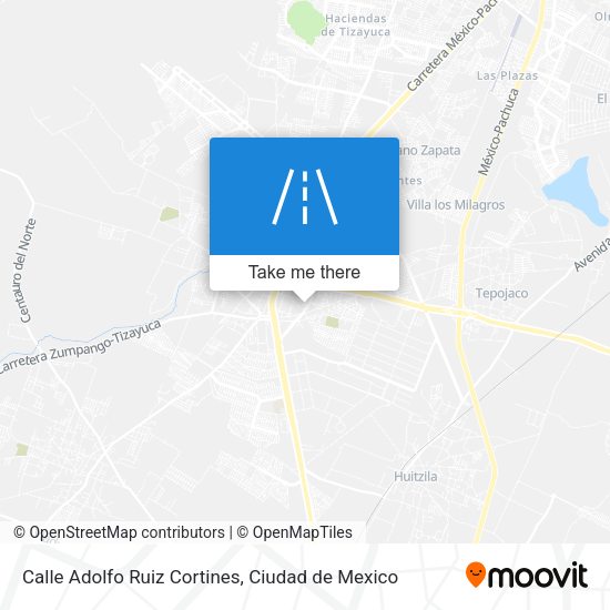 Mapa de Calle Adolfo Ruiz Cortines