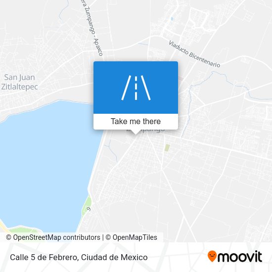Mapa de Calle 5 de Febrero