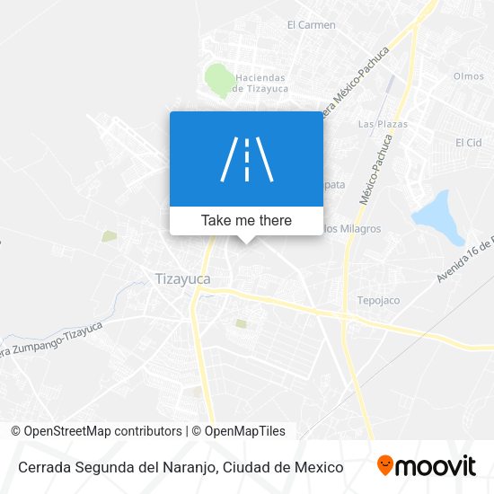Cerrada Segunda del Naranjo map