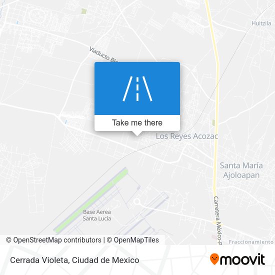 Mapa de Cerrada Violeta