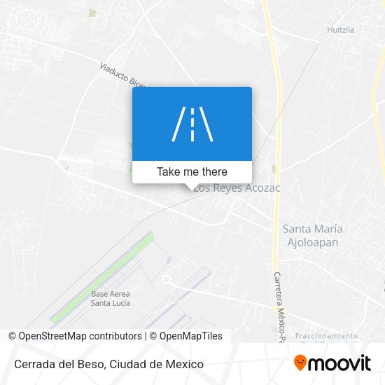 Cerrada del Beso map