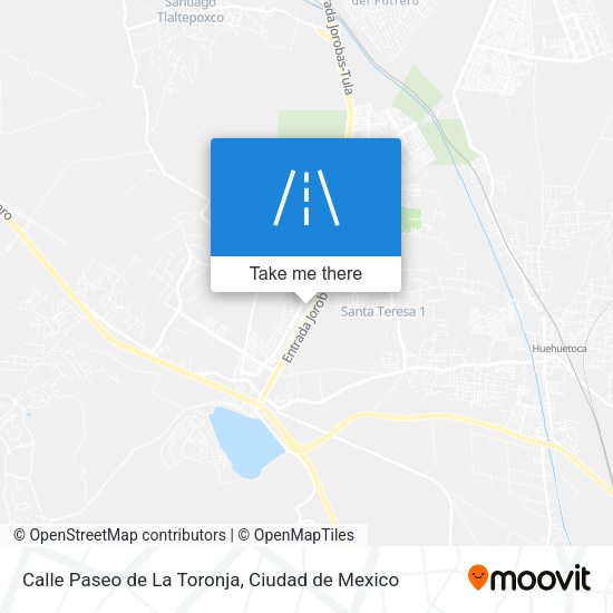 Mapa de Calle Paseo de La Toronja