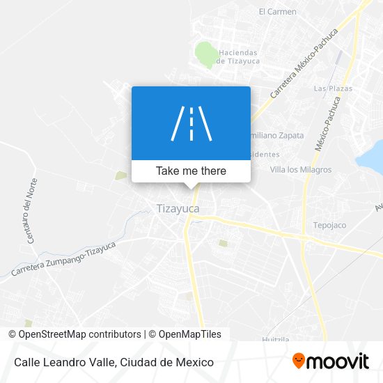 Mapa de Calle Leandro Valle