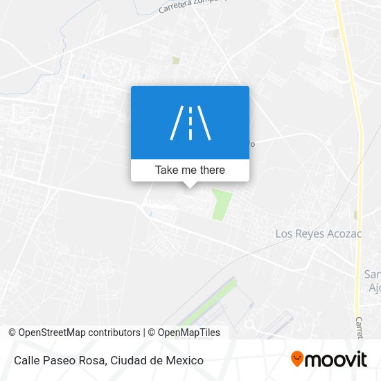 Mapa de Calle Paseo Rosa