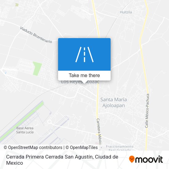 Cerrada Primera Cerrada San Agustín map