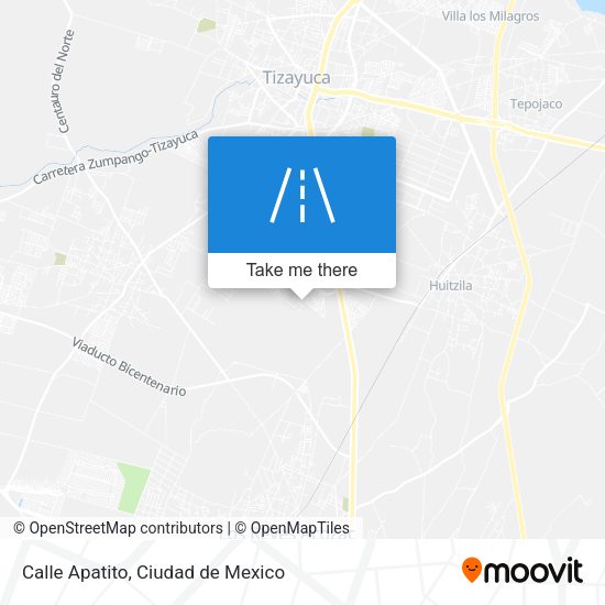 Calle Apatito map