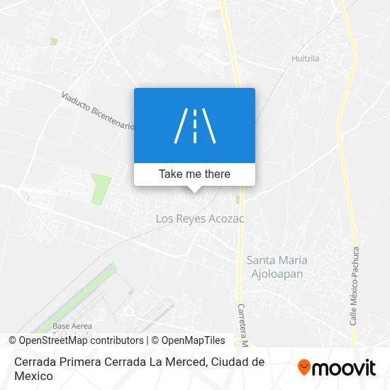 Cerrada Primera Cerrada La Merced map