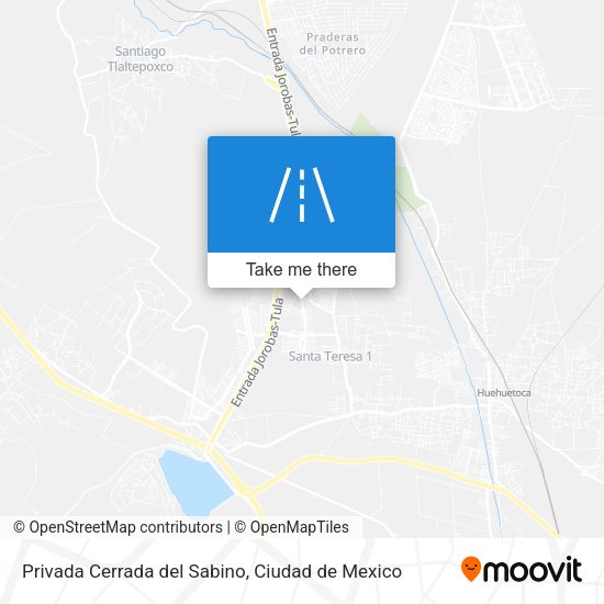 Privada Cerrada del Sabino map
