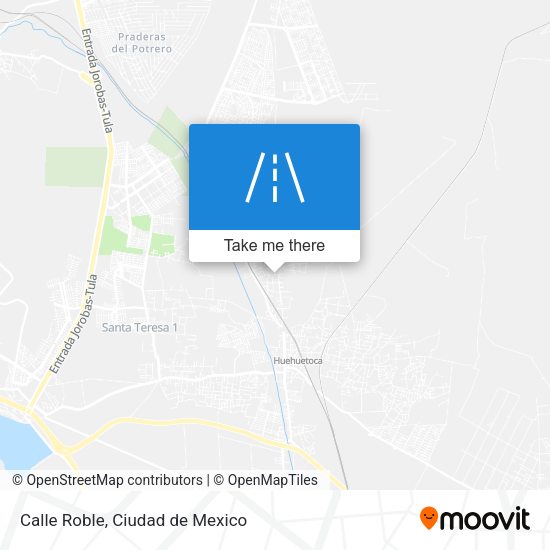 Mapa de Calle Roble