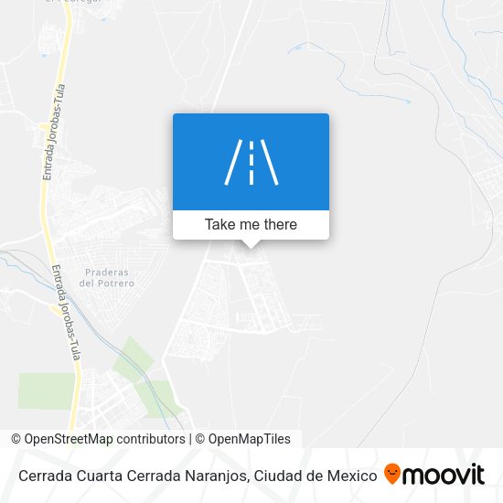 Cerrada Cuarta Cerrada Naranjos map