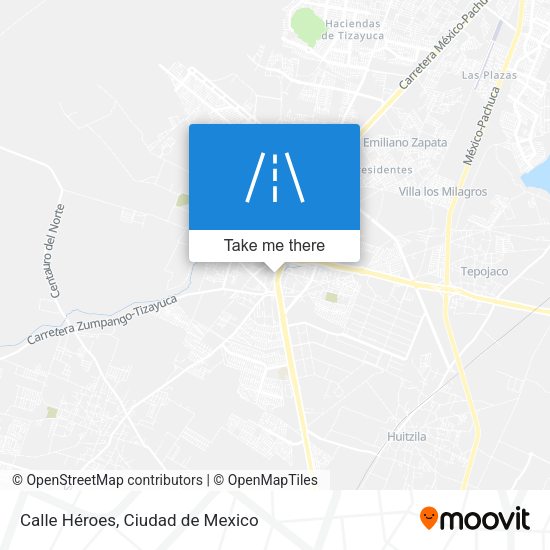 Calle Héroes map