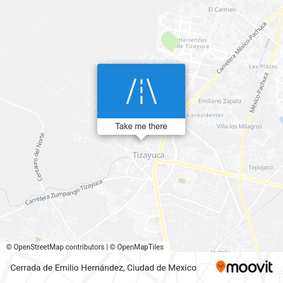 Mapa de Cerrada de Emilio Hernández