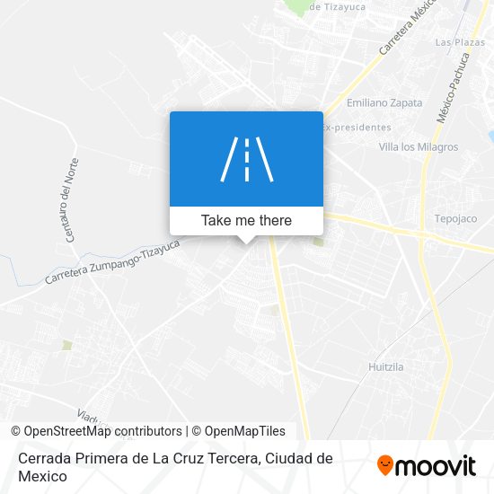 Cerrada Primera de La Cruz Tercera map
