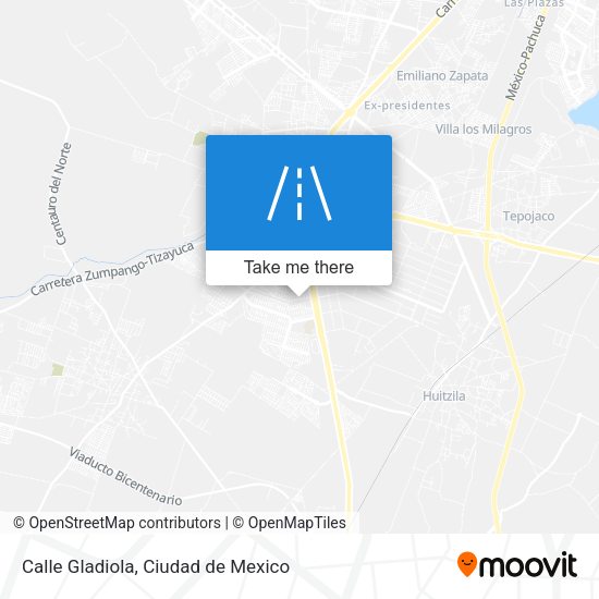 Mapa de Calle Gladiola