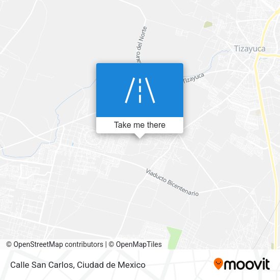Calle San Carlos map