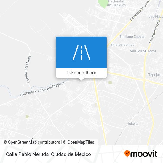Calle Pablo Neruda map