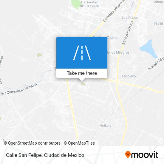 Calle San Felipe map