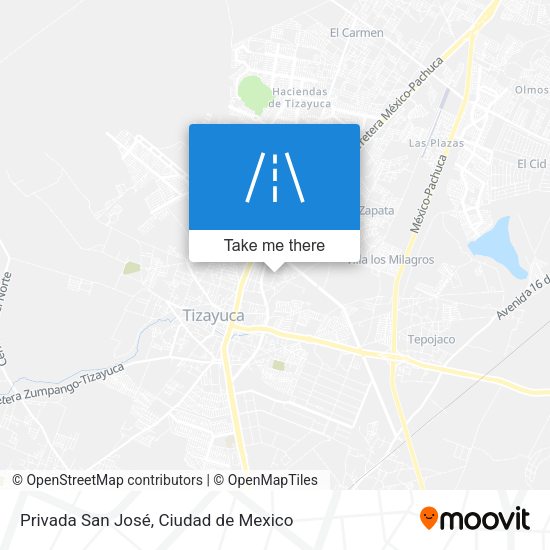 Mapa de Privada San José