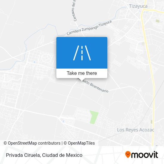 Mapa de Privada Ciruela