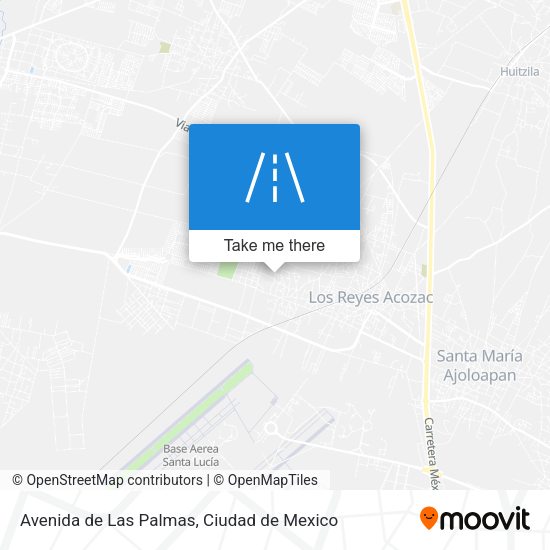 Mapa de Avenida de Las Palmas
