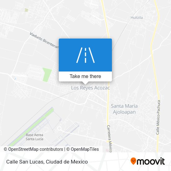 Calle San Lucas map