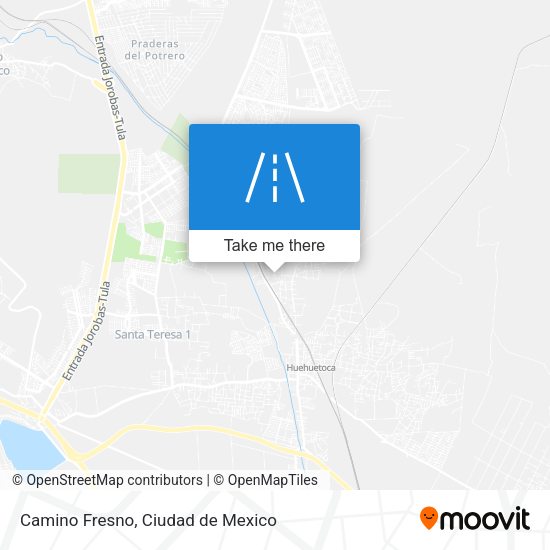 Camino Fresno map
