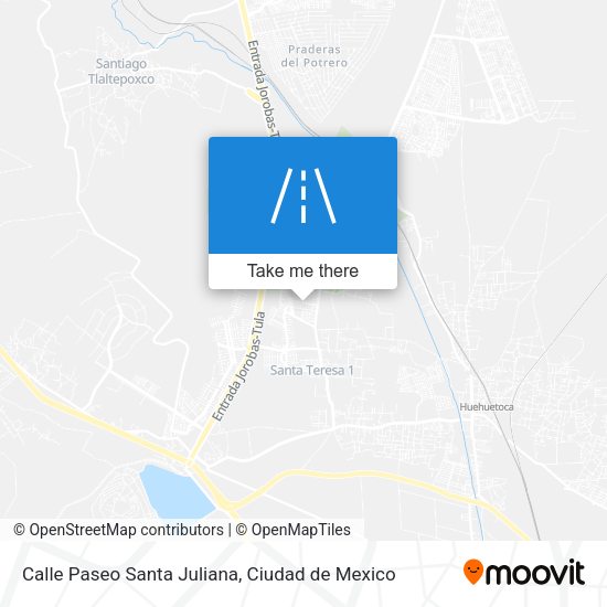 Calle Paseo Santa Juliana map