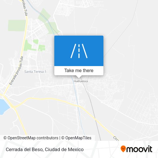 Cerrada del Beso map